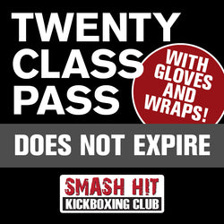 20 Class Pass + Gloves and Wraps